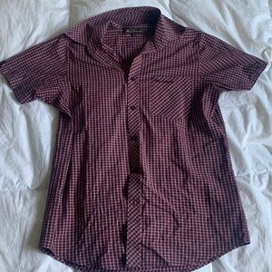 Checkered Madras Short Sleeve Button-up (NEW)